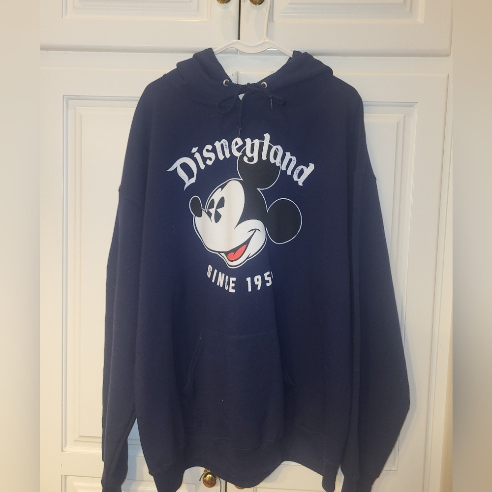 Disney Navy Mickey Hoodie 1955